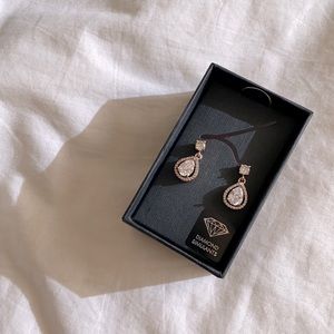 LOVISA Diamond Simulants Tear Drop Earrings